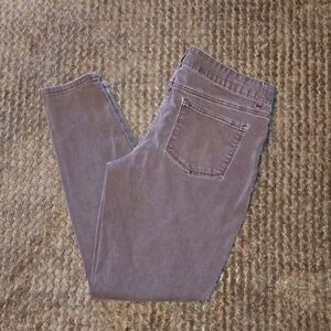 Maurices Soft Brown Brushed Cotton Jeans Size Large